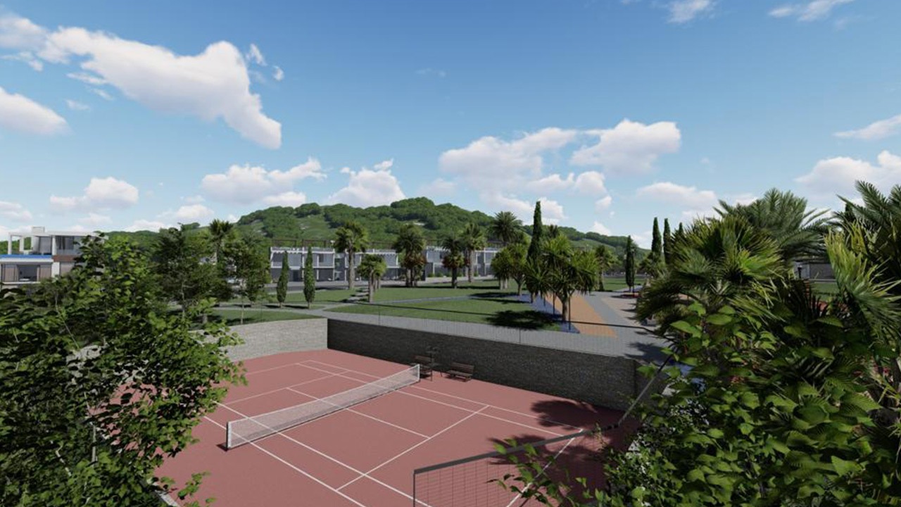 nordzypern-immobilien esentepe - villa aqua view - terrasse mit meerblick (bild 6)