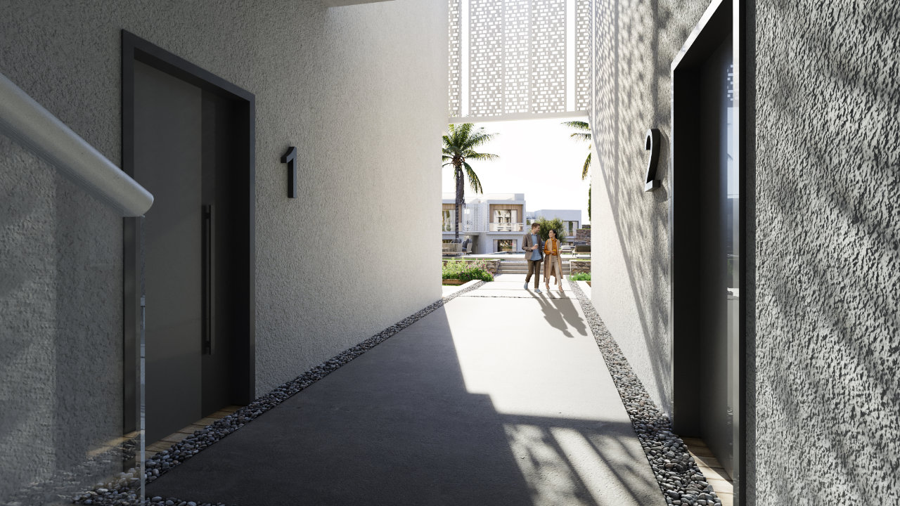 nordzypern-immobilien karsiyaka - apartment aqualina - terrasse mit meerblick (bild 6)