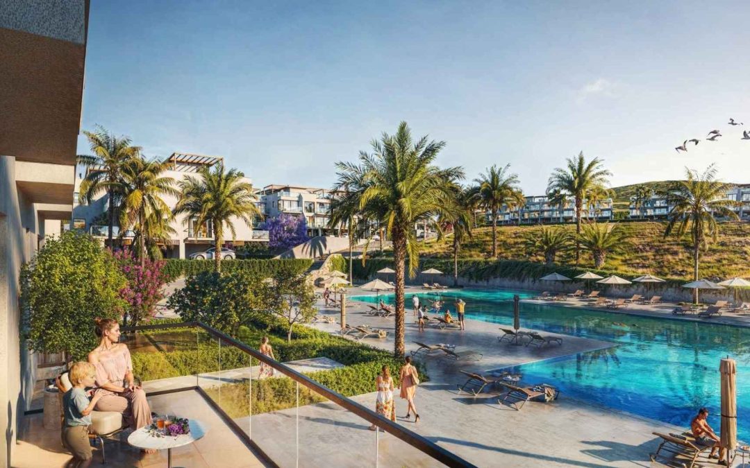 nordzypern-immobilien long beach, iskele - penthouse atlantis pearl - aussenansicht (bild 1)