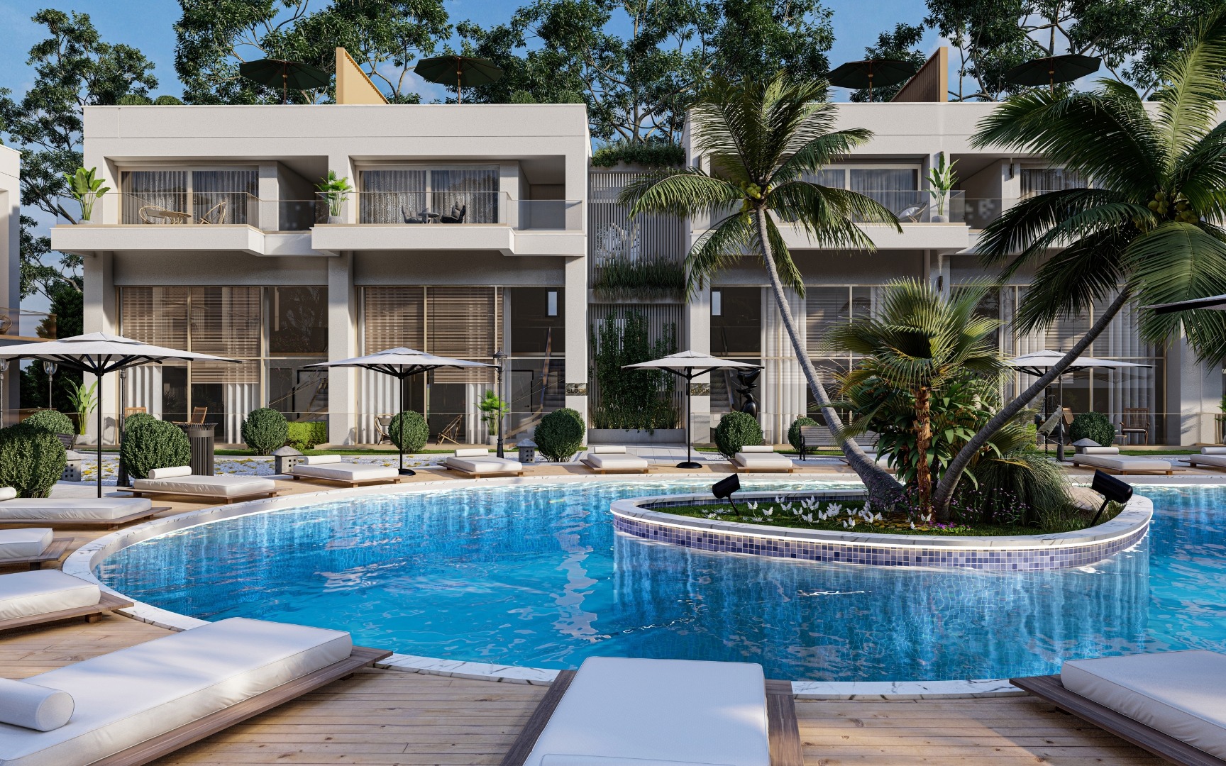 nordzypern-immobilien long beach, iskele - penthouse atlantis pearl - kueche (bild 3)