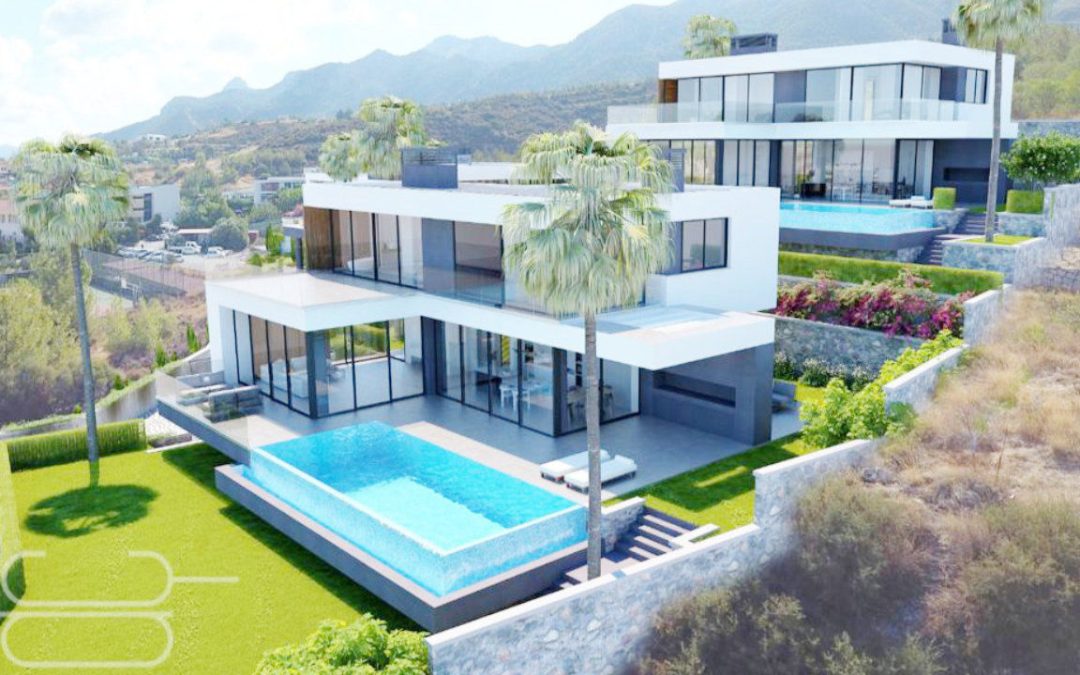 nordzypern-immobilien kyrenia - penthouse azure heights - wohnbereich (bild 2)
