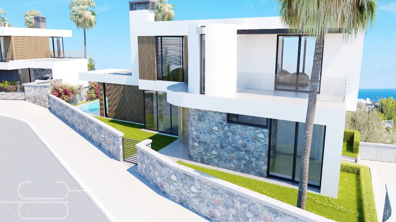 nordzypern-immobilien kyrenia - penthouse azure heights - schlafzimmer (bild 4)