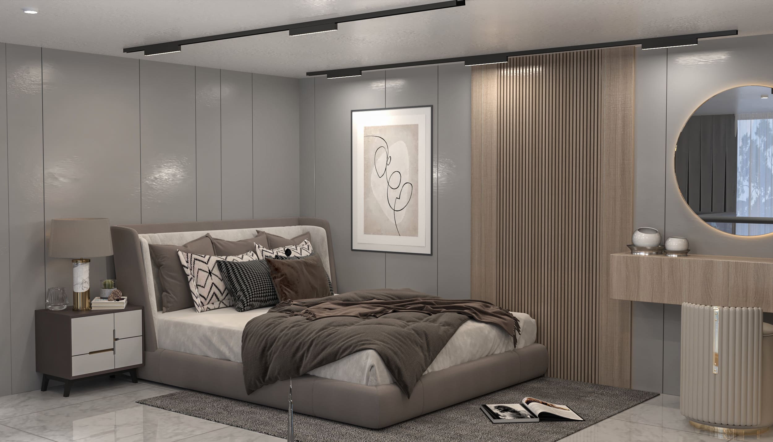 nordzypern-immobilien kyrenia - penthouse azure heights - grundriss (bild 8)