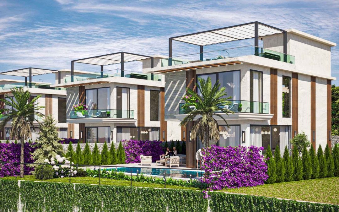 nordzypern-immobilien lapta, kyrenia - villa cypress gardens - aussenansicht (bild 1)