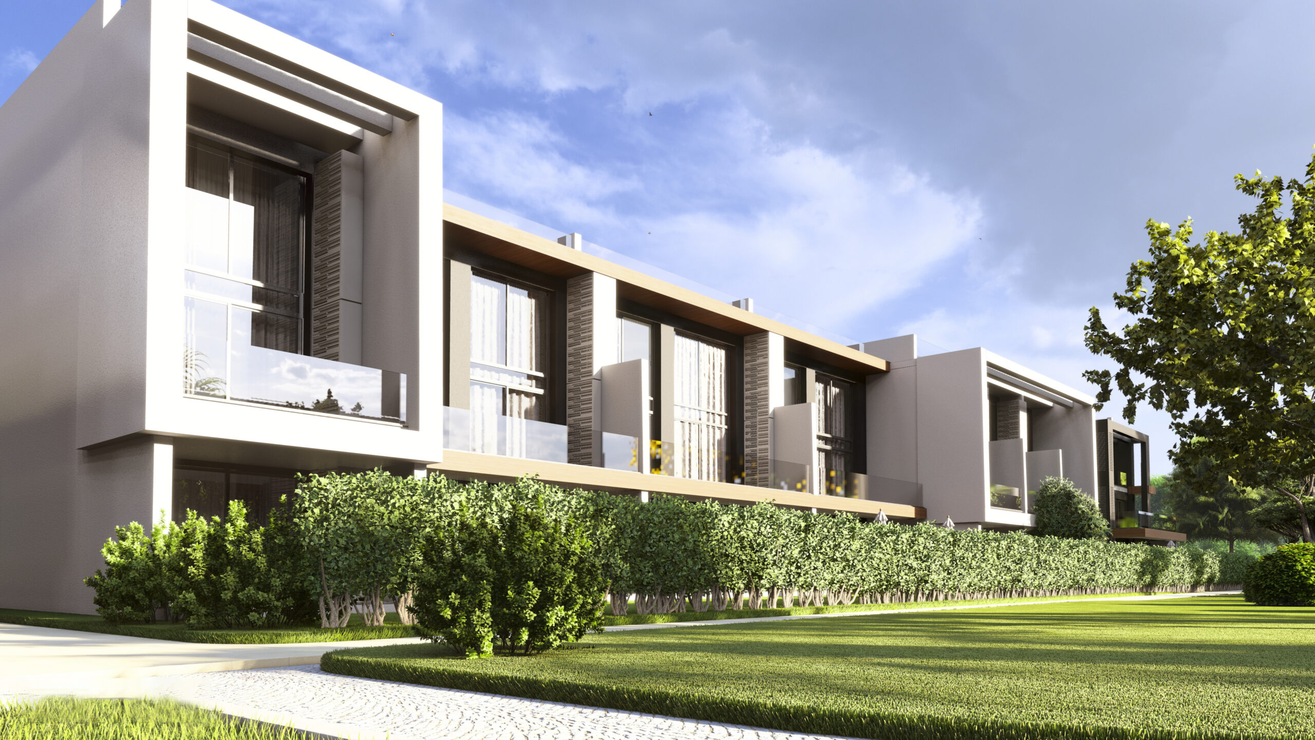 nordzypern-immobilien iskele - apartment elysium 2 - terrasse mit meerblick (bild 6)