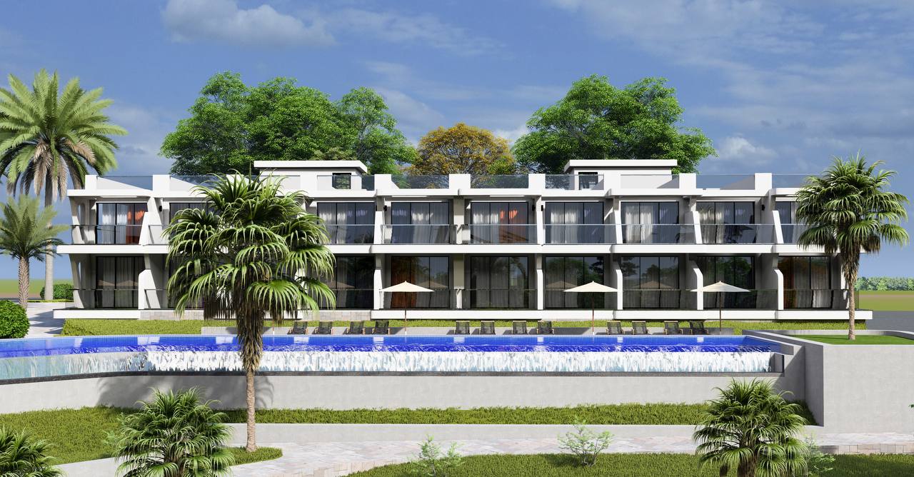 nordzypern-immobilien alsancak - studio hillside - terrasse mit meerblick (bild 6)