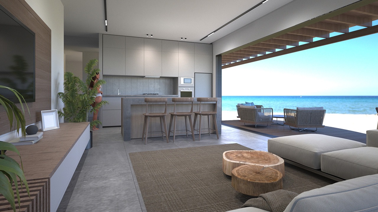 nordzypern-immobilien long beach, iskele - penthouse long beach residences - grundriss (bild 8)