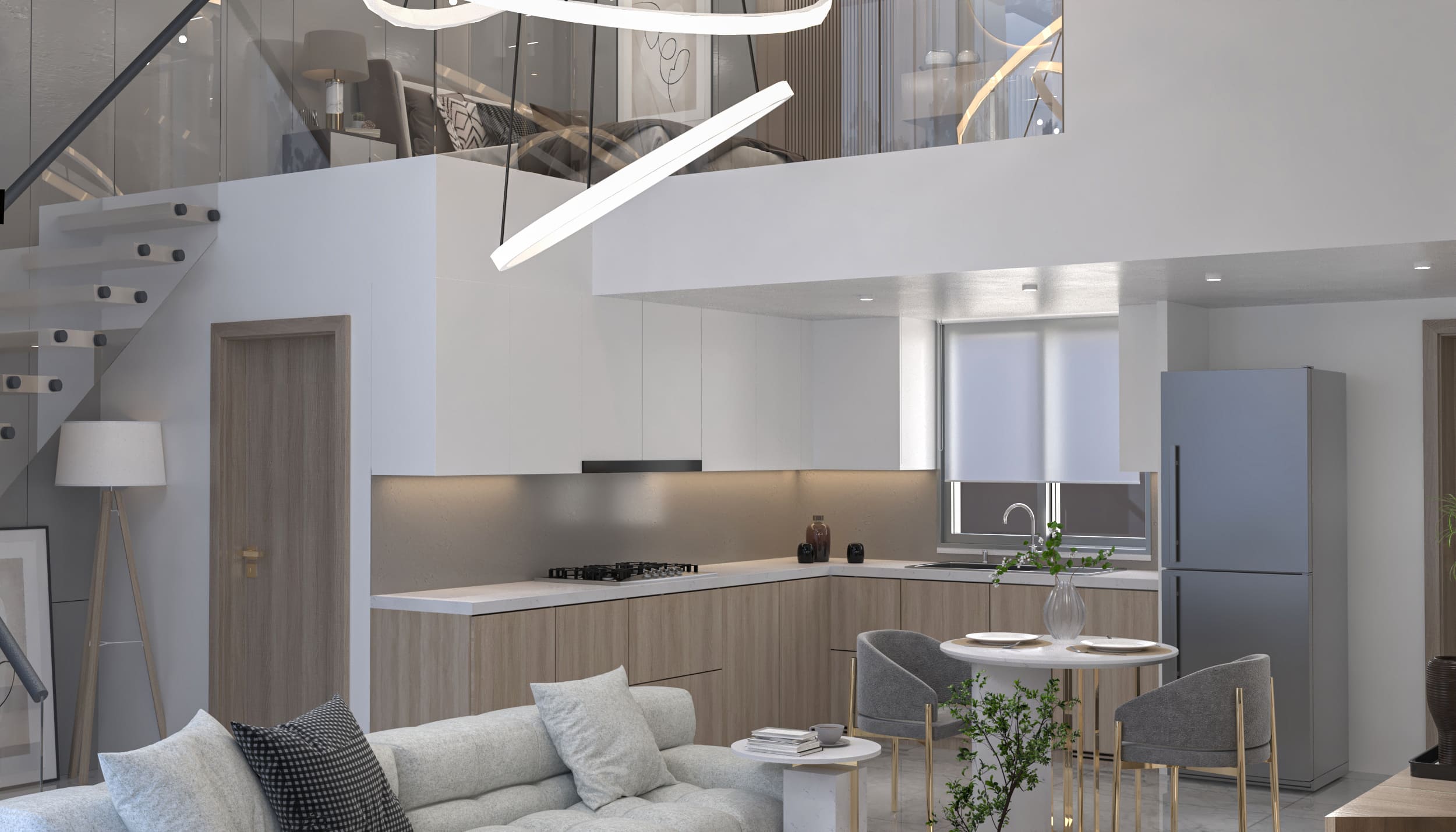 nordzypern-immobilien long beach, iskele - studio marina suites - pool und garten (bild 7)