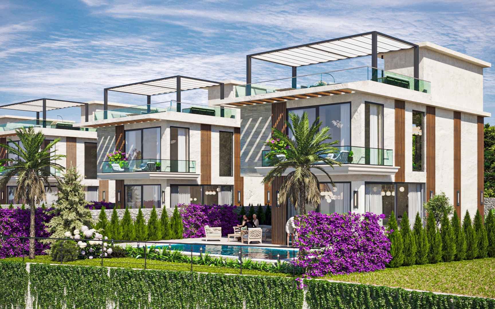nordzypern-immobilien lapta, kyrenia - villa mountain view estates - kueche (bild 3)