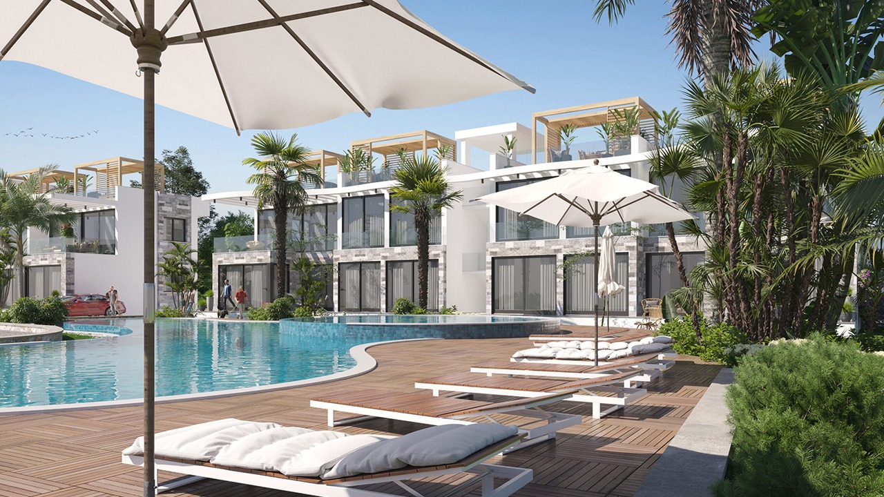 nordzypern-immobilien luxus-residence aelita esentepe - premium-apartment mit grosser poolanlage