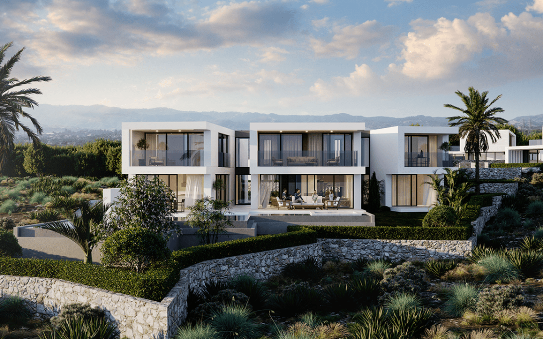 nordzypern-immobilien catalkoey, kyrenia - villa riviera homes - aussenansicht (bild 1)