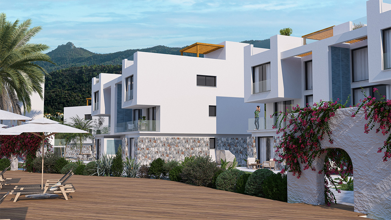 nordzypern-immobilien long beach, iskele - penthouse sapphire bay - grundriss (bild 8)