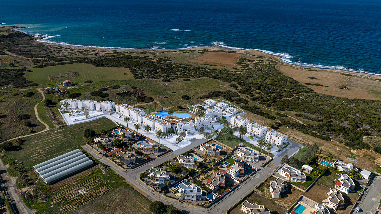 nordzypern-immobilien long beach, iskele - penthouse sky lounge - grundriss (bild 8)