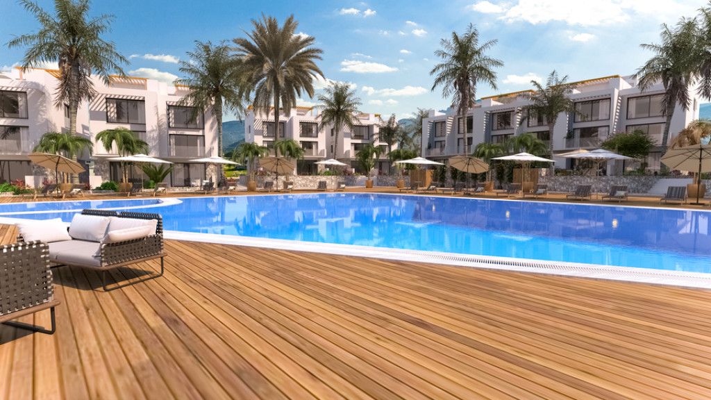 nordzypern-immobilien tatlısu - apartment tatlisu marina - aussenansicht (bild 1)