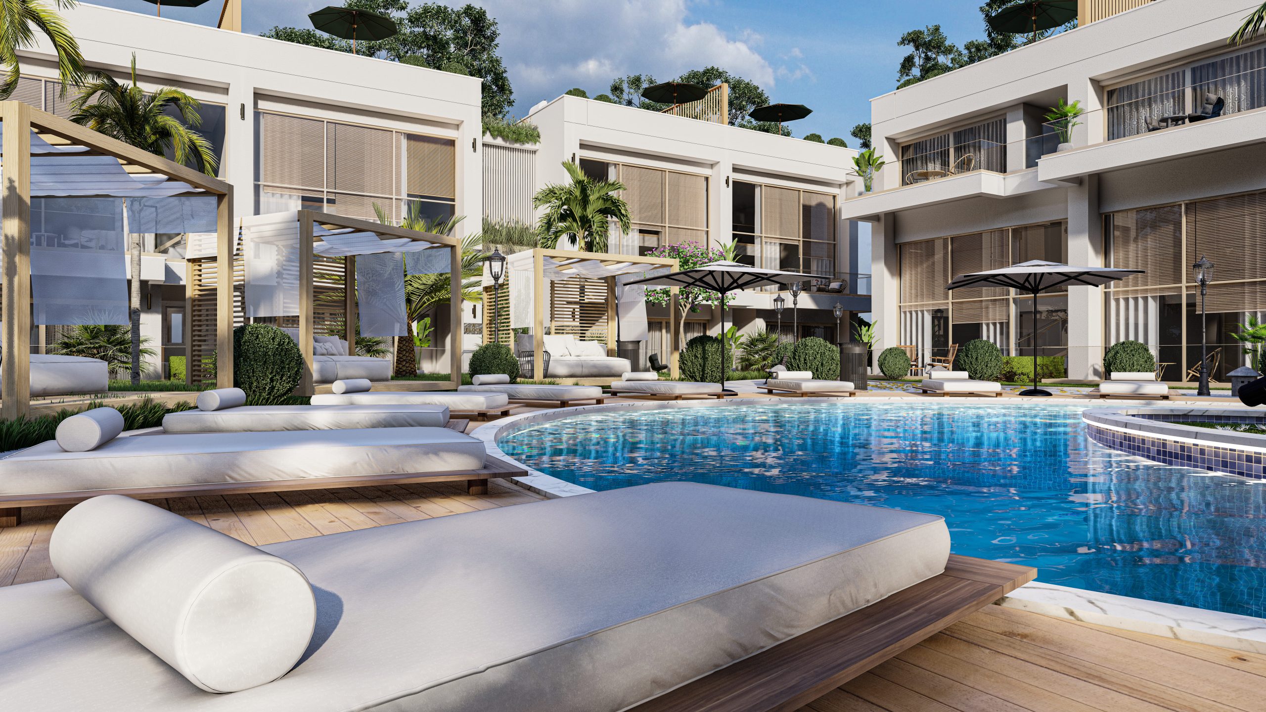nordzypern-immobilien long beach, iskele - studio wave garden - badezimmer (bild 5)