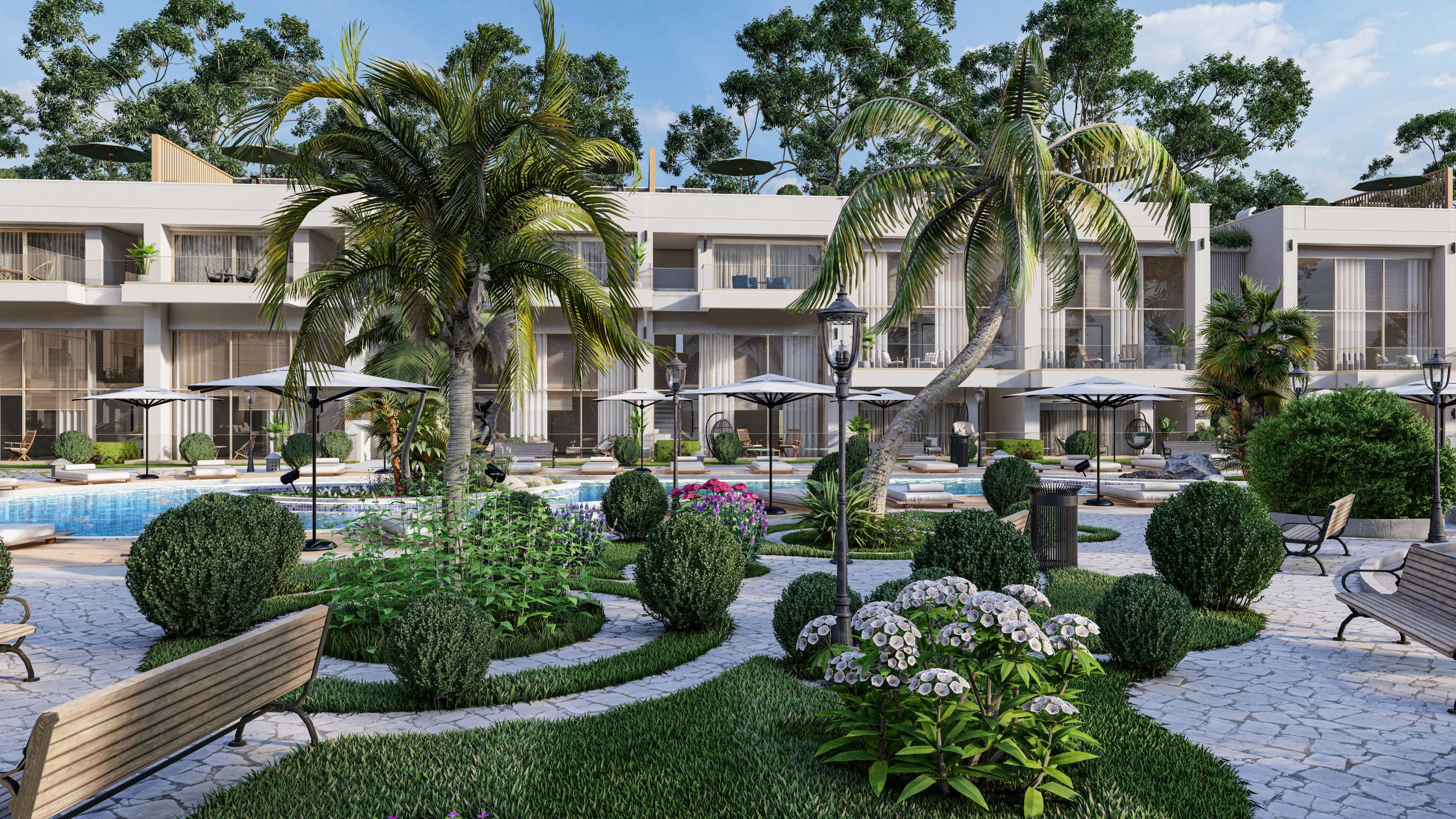 nordzypern-immobilien long beach, iskele - studio wave garden - grundriss (bild 8)